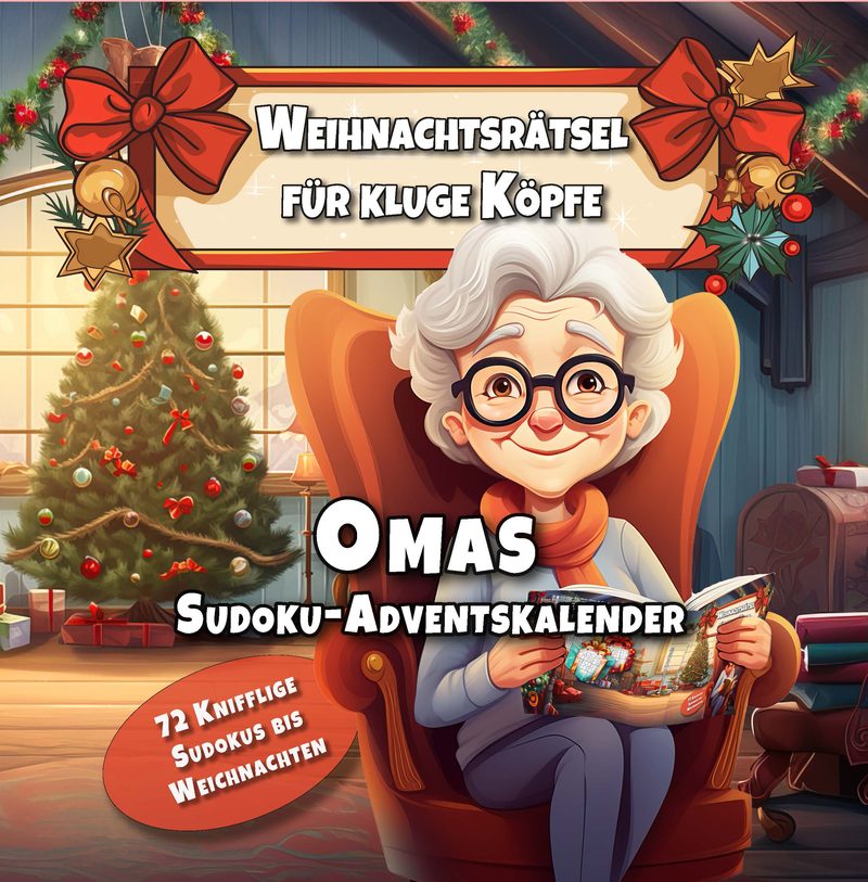 Cover von Omas Sudoku-Adventskalender
