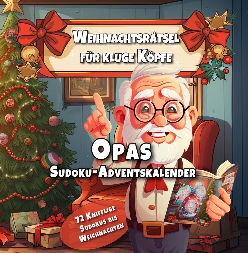 Cover von Opas Sudoku-Adventskalender